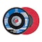Pferd 4-1/2" x 5/8-11 Thd. POLIFAN Flap Disc - CO-COOL SG STEELOX, Ceramic oxide, 60 Grit, Flat 62623 - alternate 1